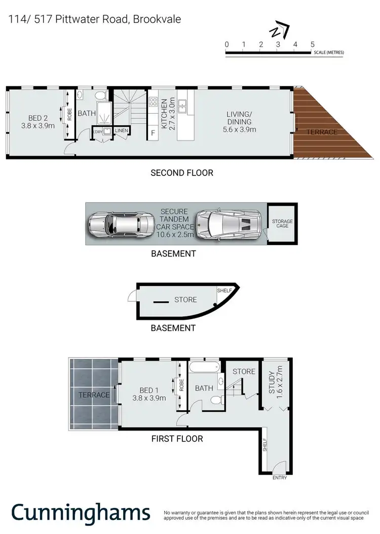 Floorplan of Homely apartment listing, 114/517 Pittwater Road, Brookvale NSW 2100
