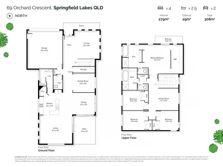Floorplan of Homely house listing, 69 Orchard Crescent, Springfield Lakes QLD 4300