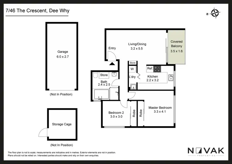 Floorplan of Homely apartment listing, 7/46-50 The Crescent, Dee Why NSW 2099