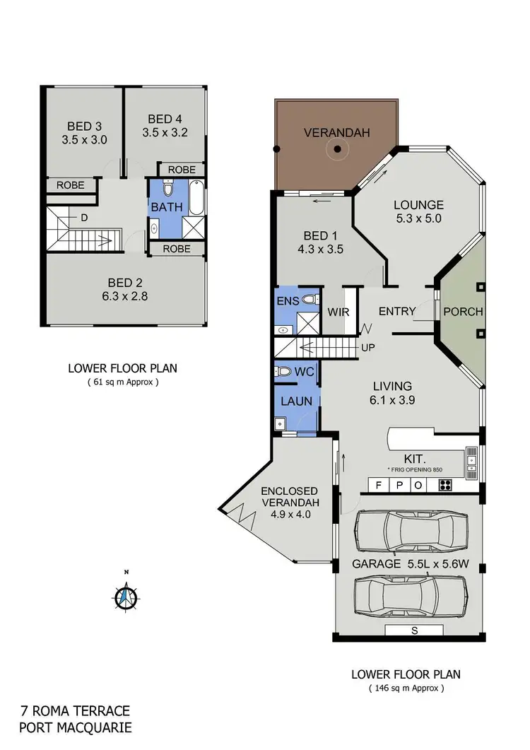 Floorplan of Homely house listing, 7 Roma Terrace, Port Macquarie NSW 2444