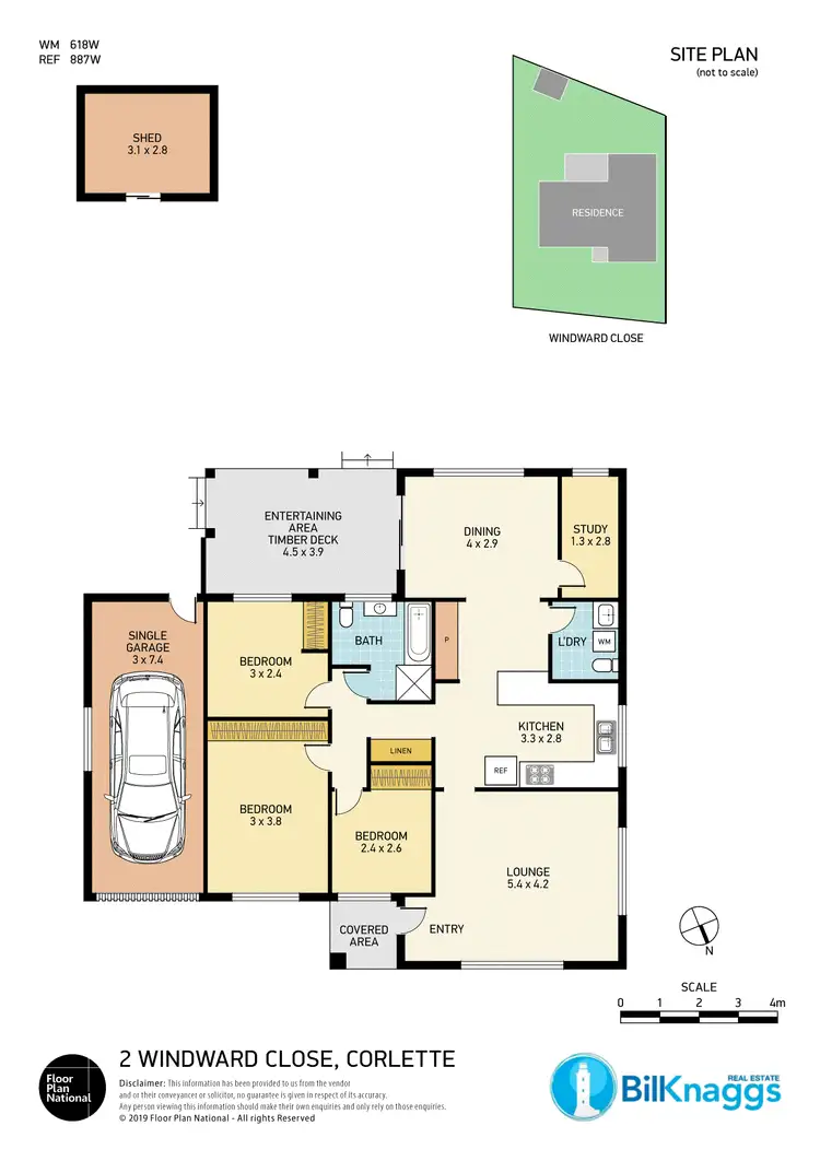 Floorplan of Homely house listing, 2 Windward Close, Corlette NSW 2315