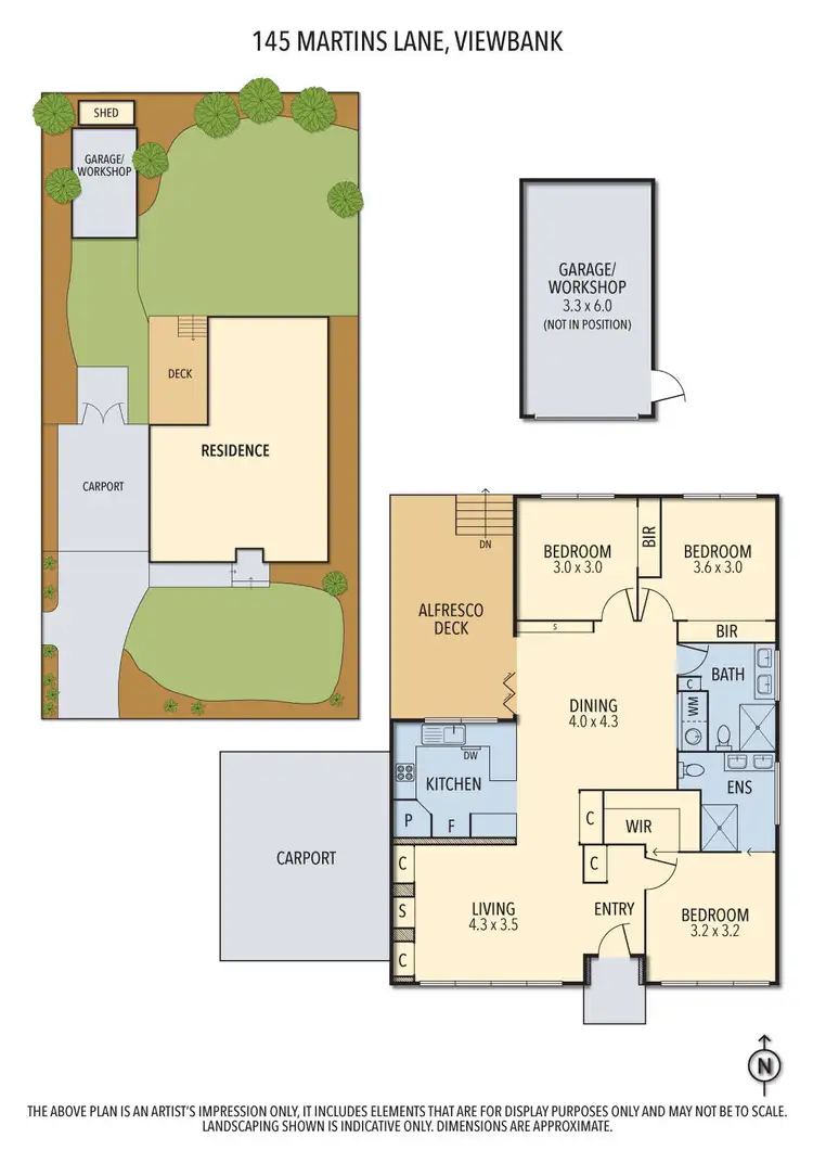 Floorplan of Homely house listing, 145 Martins Lane, Viewbank VIC 3084