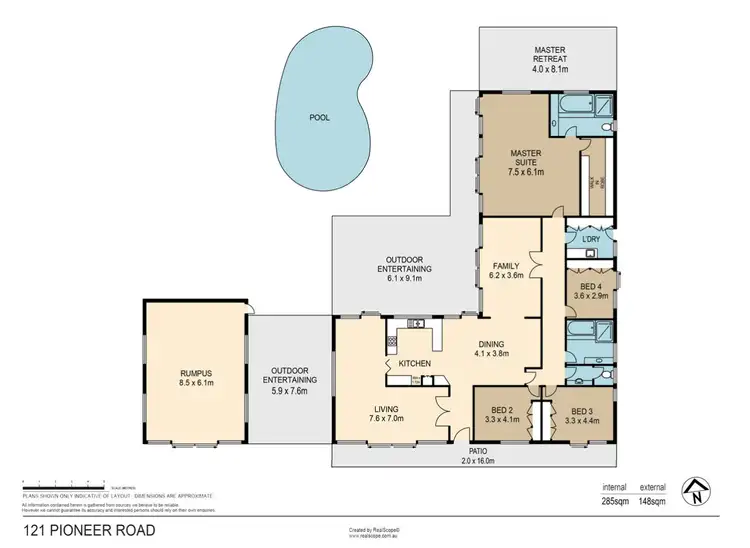 Floorplan of Homely house listing, 121 Pioneer Road, Sheldon QLD 4157