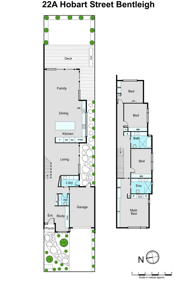 Floorplan of Homely townhouse listing, 22A Hobart Street, Bentleigh VIC 3204