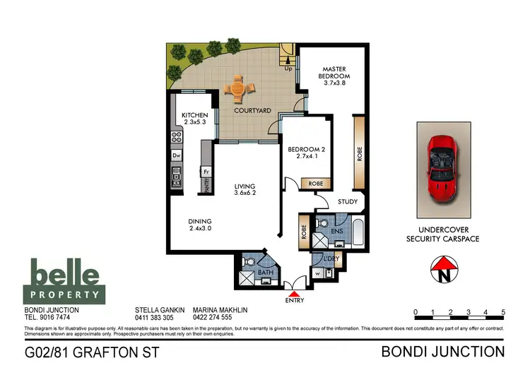 Floorplan of Homely apartment listing, G02/81 Grafton Street, Bondi Junction NSW 2022