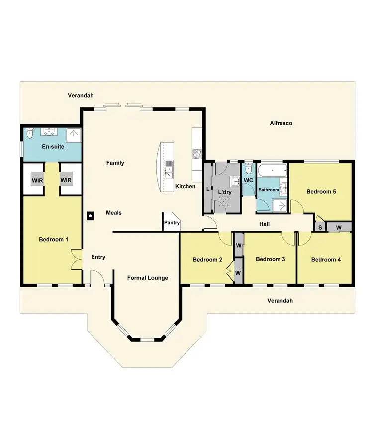 Floorplan of Homely house listing, 10 Willats Road, Maryborough VIC 3465