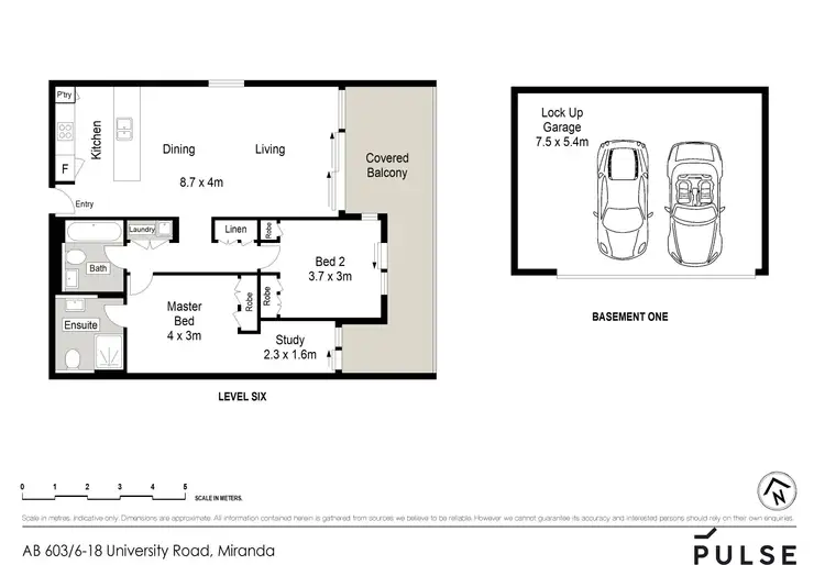 Floorplan of Homely apartment listing, AB.603/6 University Road, Miranda NSW 2228