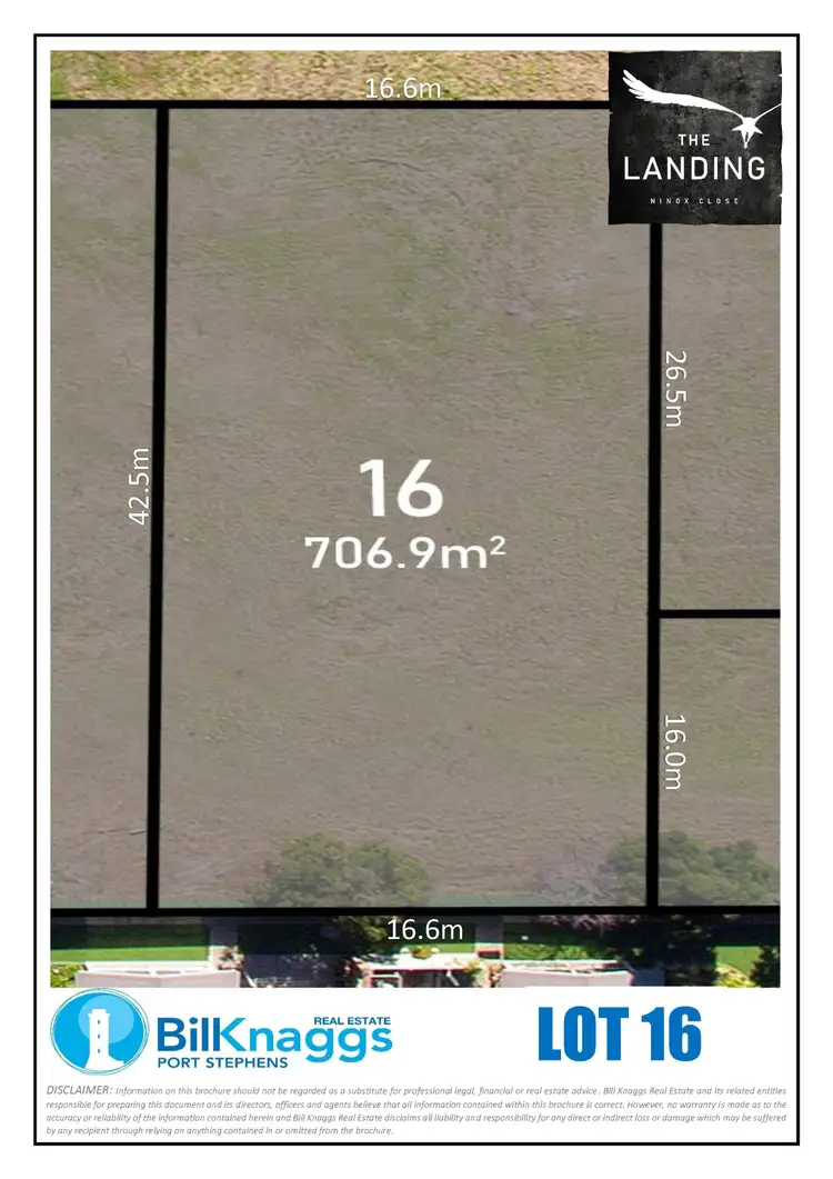 Floorplan of Homely land listing, LOT 16, 220 Soldiers Point Road, Salamander Bay NSW 2317