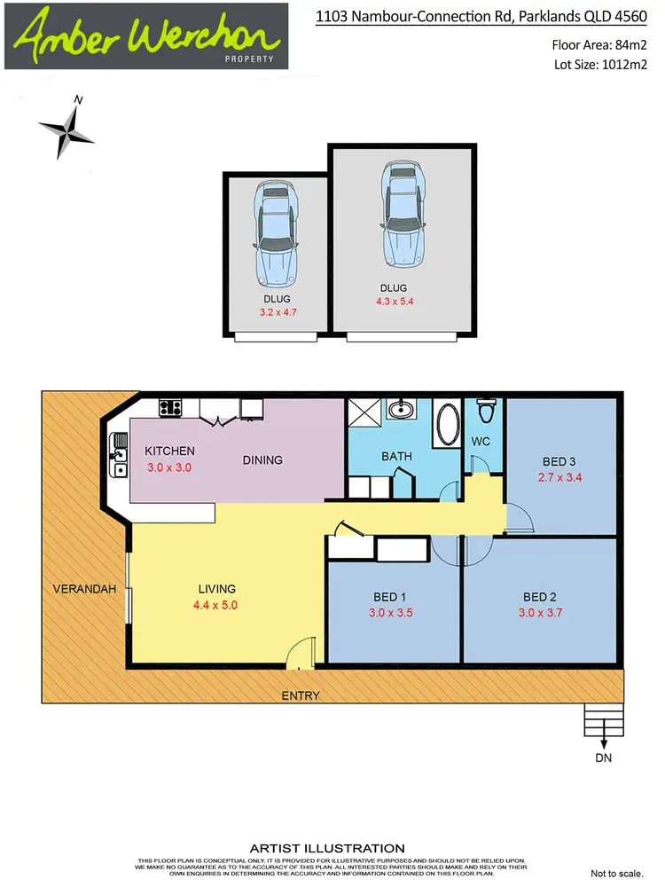 Floorplan of Homely house listing, 1103 Nambour Connection Road, Parklands QLD 4560