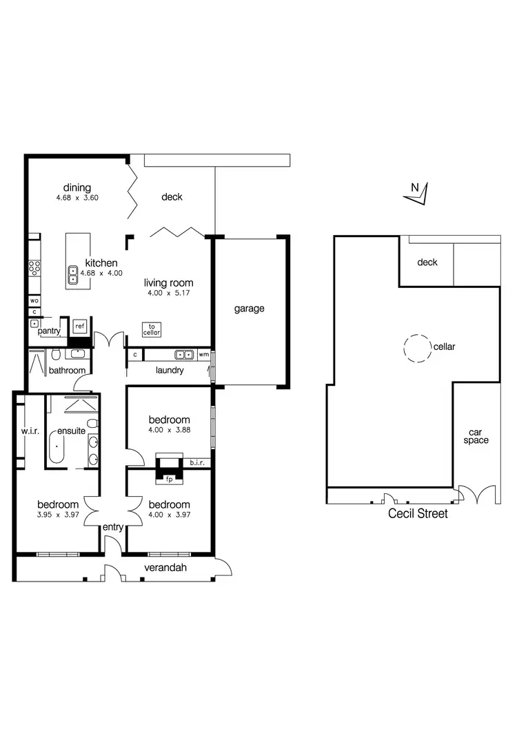 Floorplan of Homely house listing, 41 Cecil Street, Williamstown VIC 3016