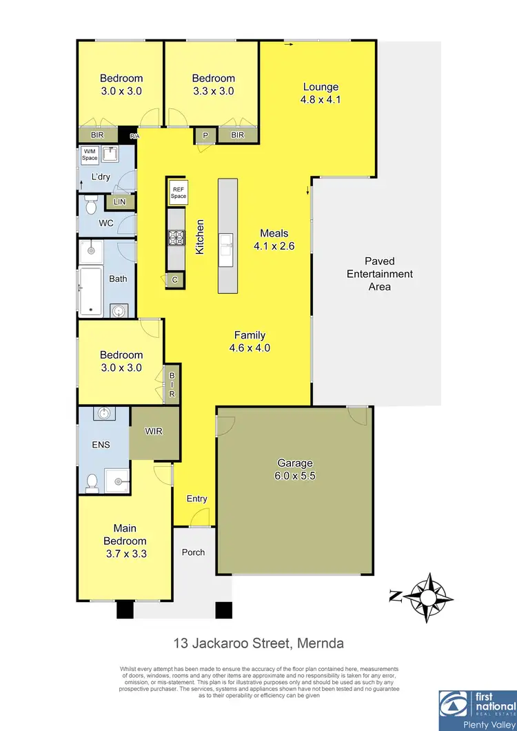 Floorplan of Homely house listing, 13 Jackaroo Street, Mernda VIC 3754