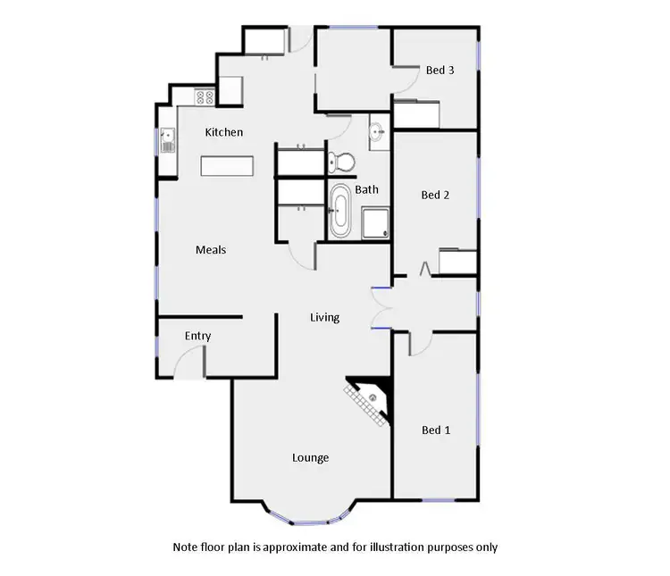 Floorplan of Homely house listing, 124 Magnolia Avenue, Mildura VIC 3500