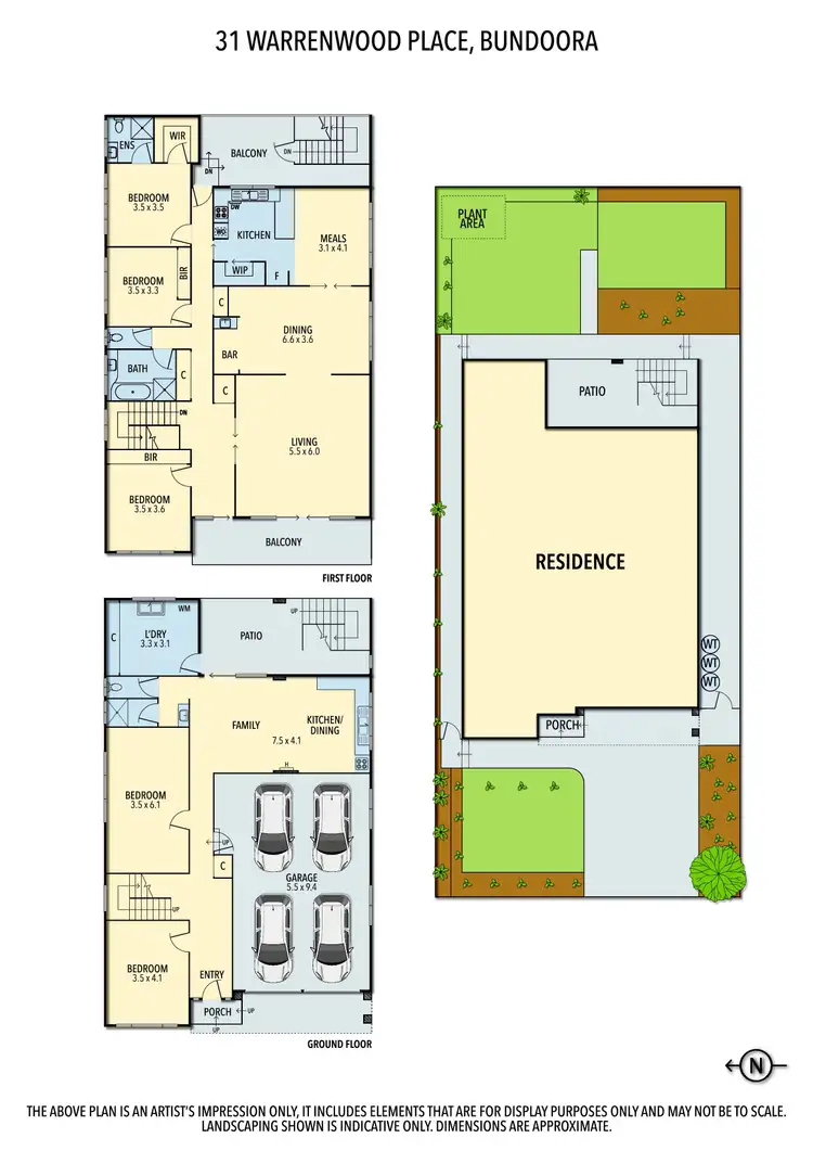 Floorplan of Homely house listing, 31 Warrenwood Place, Bundoora VIC 3083