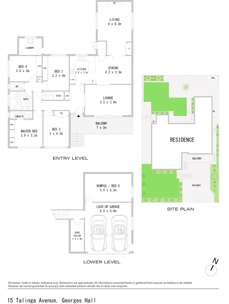 Floorplan of Homely house listing, 15 Talinga Avenue, Georges Hall NSW 2198