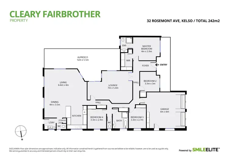 Floorplan of Homely house listing, 32 Rosemont Avenue, Kelso NSW 2795