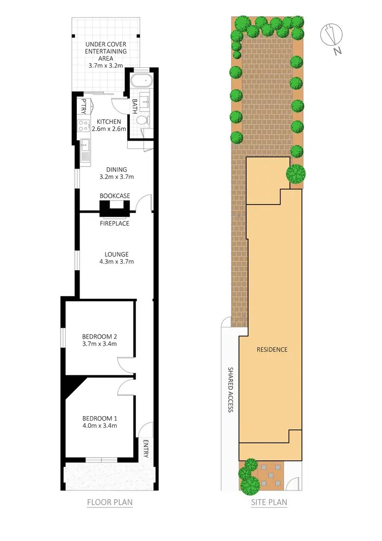Floorplan of Homely house listing, 92 Terry Street, Tempe NSW 2044