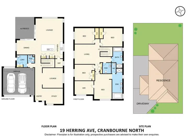 Floorplan of Homely house listing, 19 Herring Avenue, Cranbourne North VIC 3977