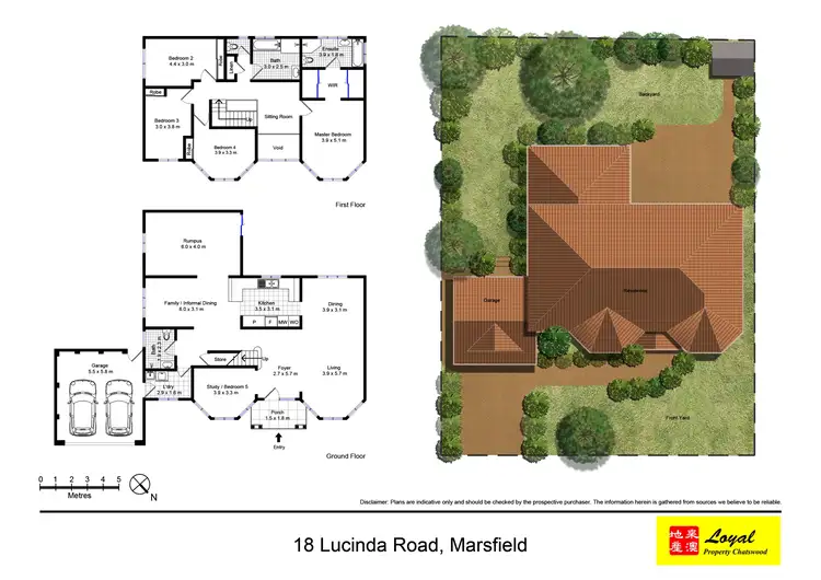 Floorplan of Homely house listing, 18 Lucinda Road, Marsfield NSW 2122