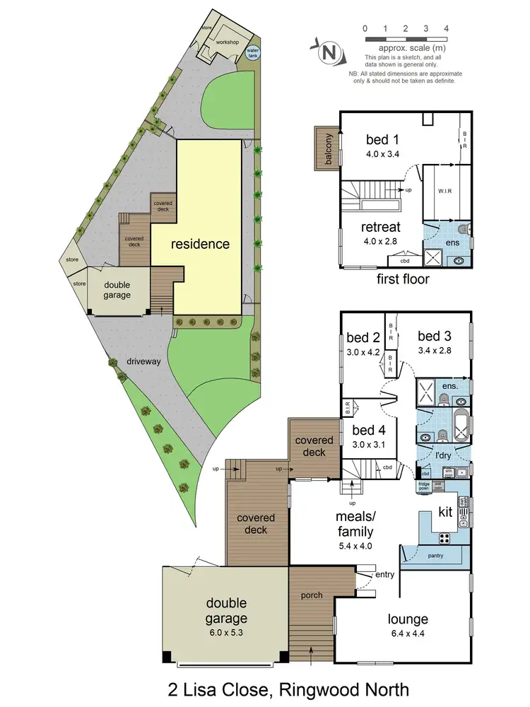 Floorplan of Homely house listing, 2 Lisa Close, Ringwood North VIC 3134