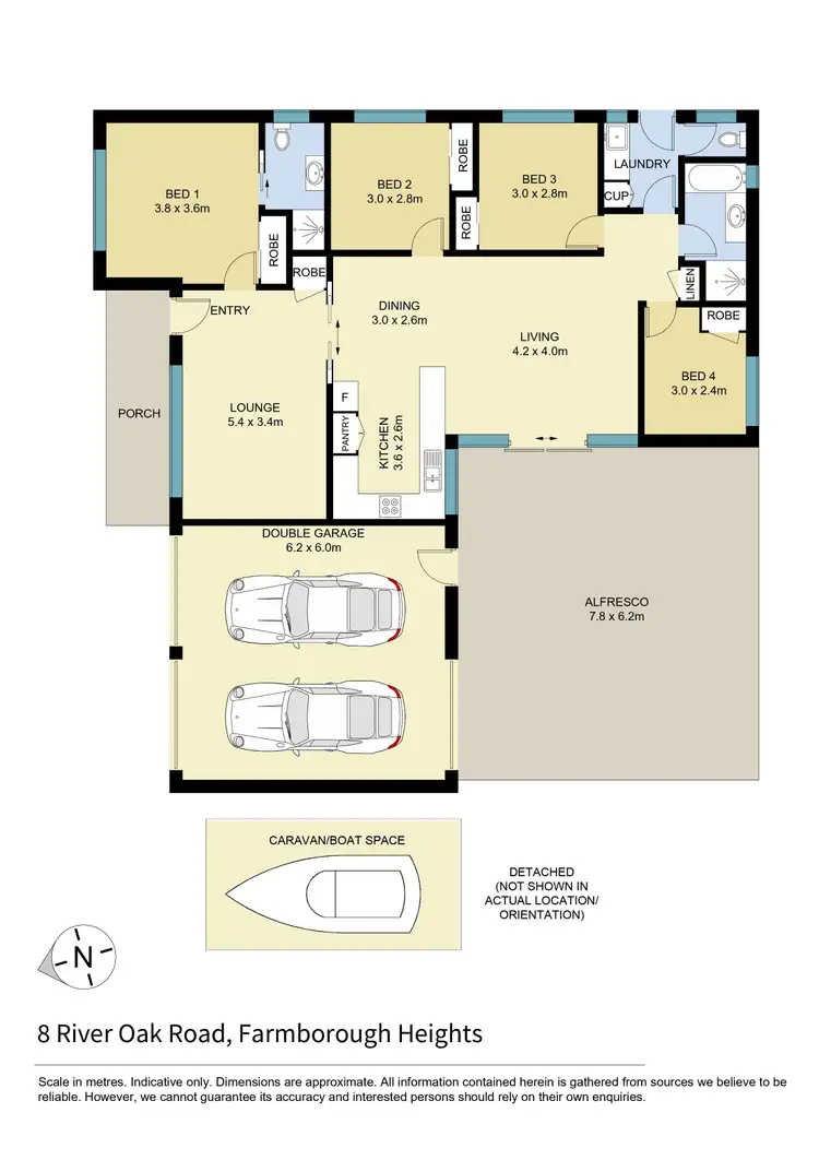 Floorplan of Homely house listing, 8 River Oak Road, Farmborough Heights NSW 2526