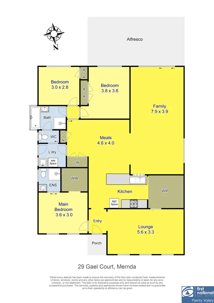 Floorplan of Homely house listing, 29 Gael Court, Mernda VIC 3754