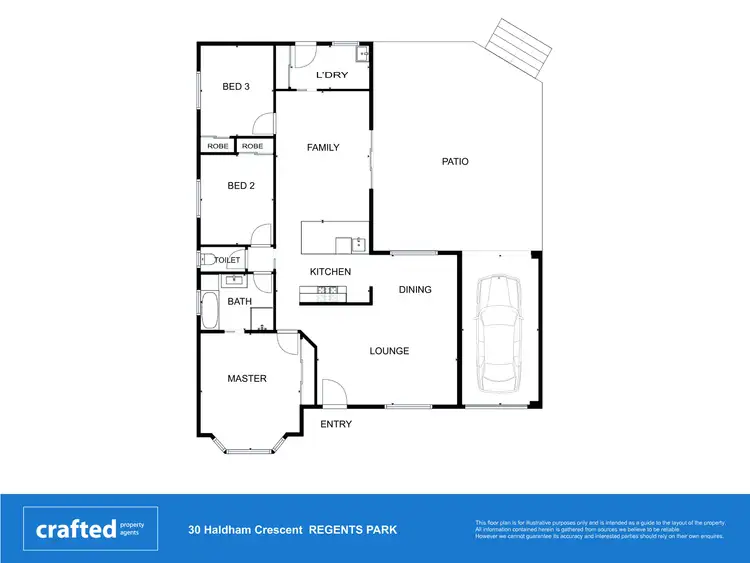 Floorplan of Homely house listing, 30 Haldham Crescent, Regents Park QLD 4118