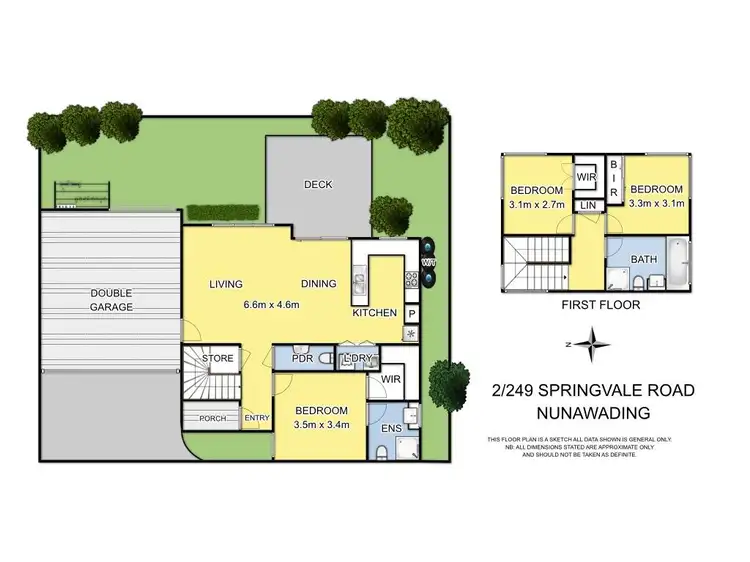 Floorplan of Homely townhouse listing, 2/249 Springvale Road, Nunawading VIC 3131