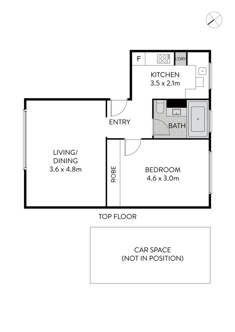 Floorplan of Homely apartment listing, 11/13 Dover Street, Summer Hill NSW 2130
