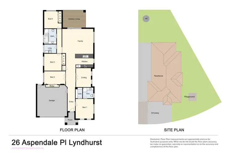 Floorplan of Homely house listing, 26 Aspendale Place, Lyndhurst VIC 3975