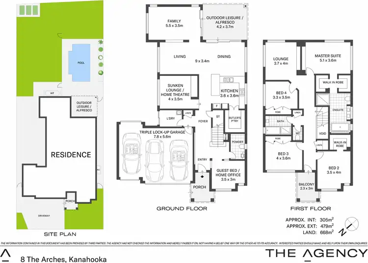 Floorplan of Homely house listing, 8 The Arches, Kanahooka NSW 2530