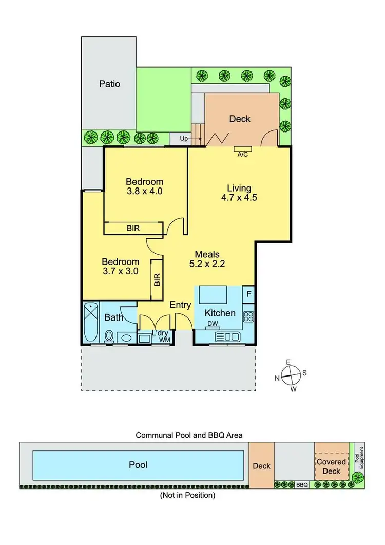 Floorplan of Homely apartment listing, 5/24 Dundas Street, Thornbury VIC 3071