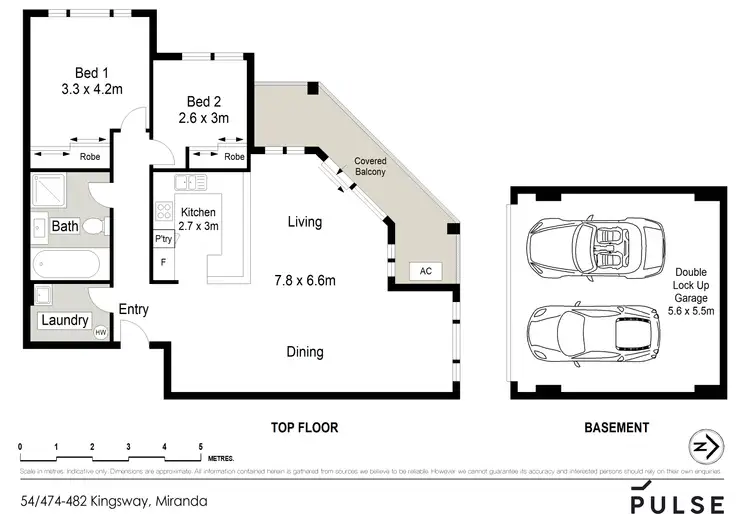 Floorplan of Homely apartment listing, 54/470-482 Kingsway, Miranda NSW 2228