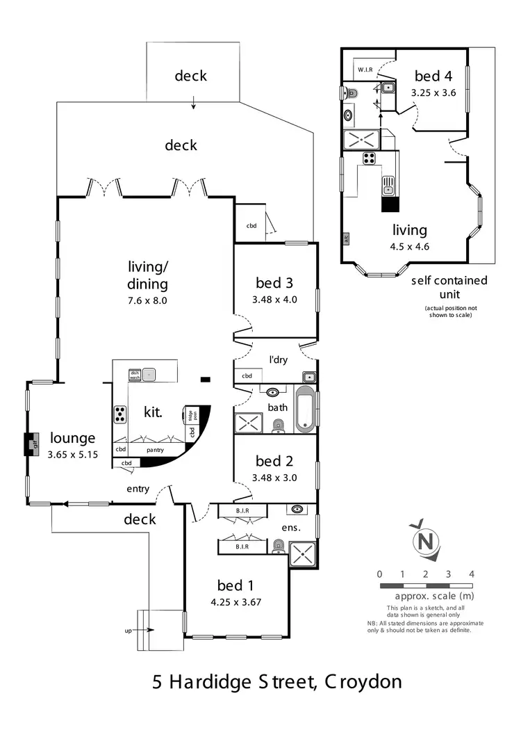 Floorplan of Homely house listing, 5 Hardidge Street, Croydon VIC 3136