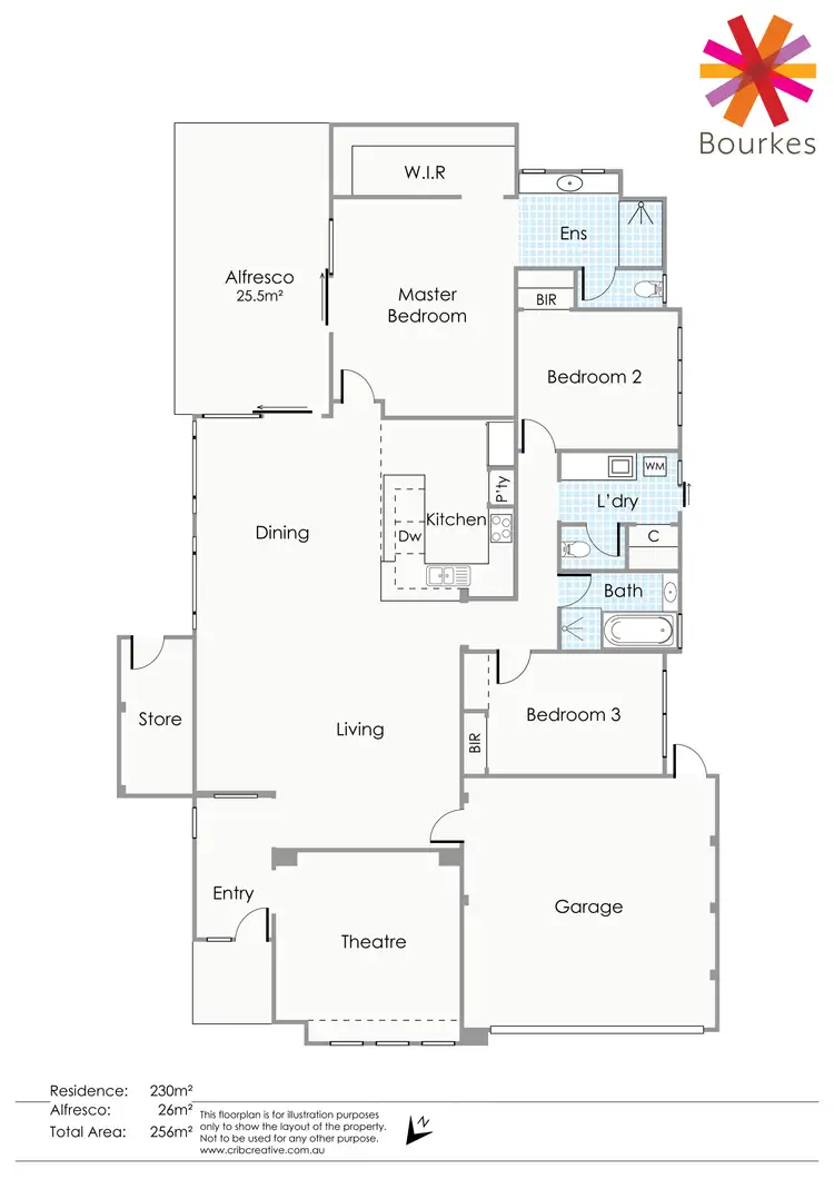 Floorplan of Homely house listing, 3 Govan Road, Canning Vale WA 6155