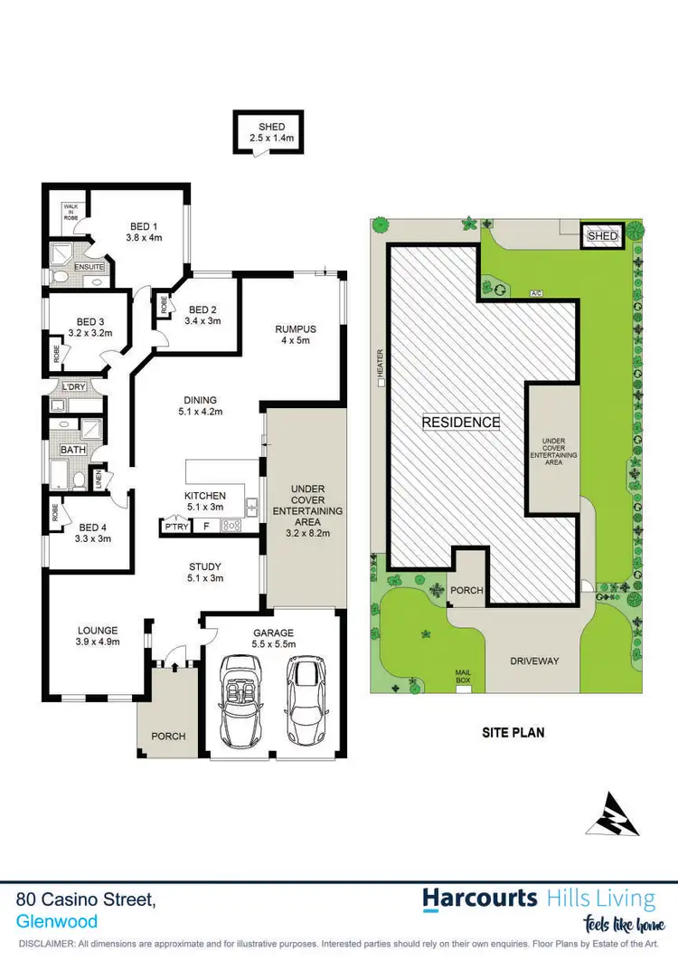 Floorplan of Homely house listing, 80 Casino Street, Glenwood NSW 2768