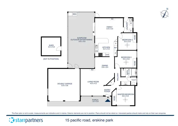 Floorplan of Homely house listing, 15 Pacific Road, Erskine Park NSW 2759