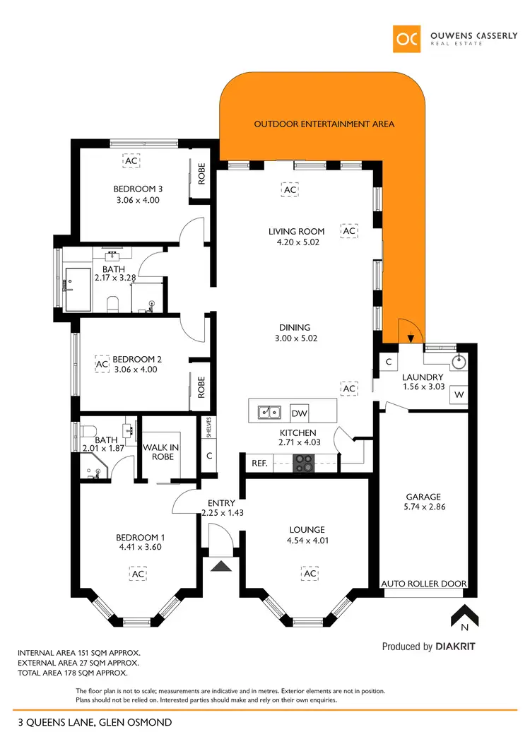 Floorplan of Homely house listing, 3 Queens Lane, Glen Osmond SA 5064