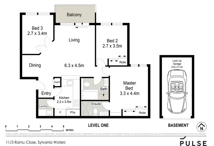 Floorplan of Homely apartment listing, 11/3 Ramu Close, Sylvania Waters NSW 2224