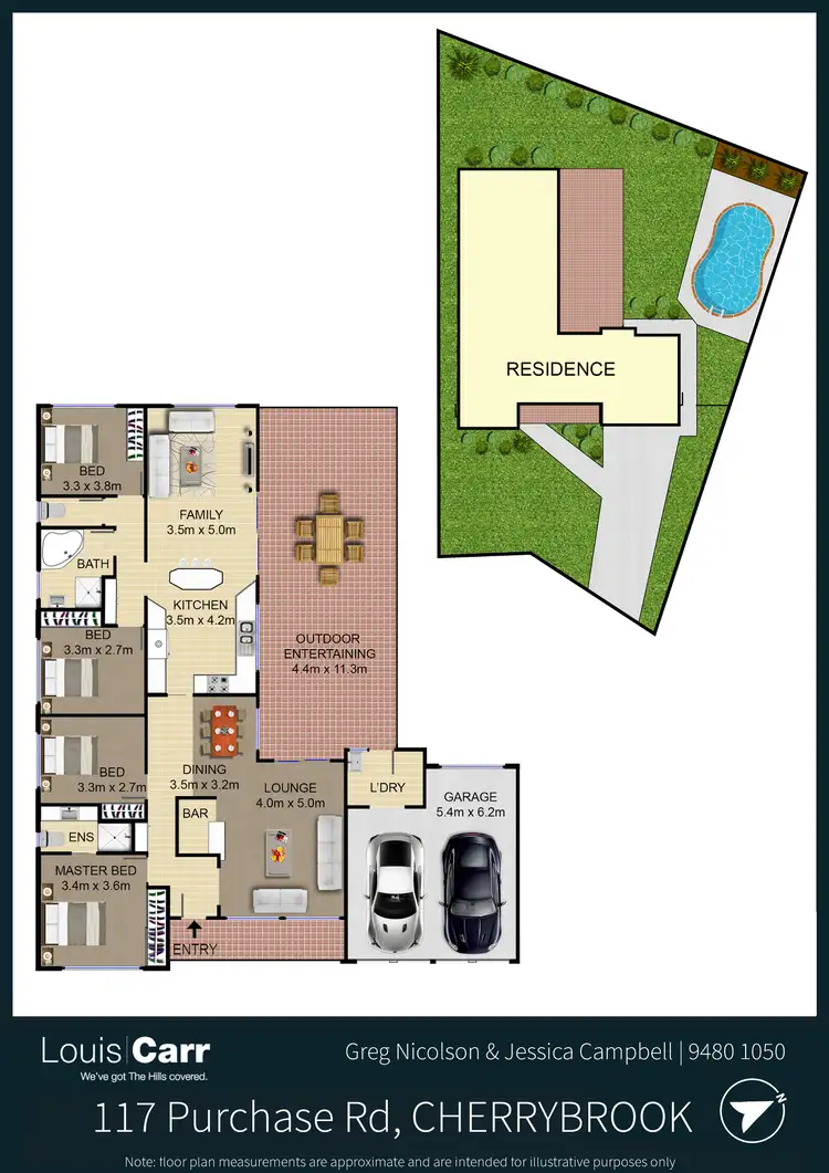 Floorplan of Homely house listing, 117 Purchase Road, Cherrybrook NSW 2126