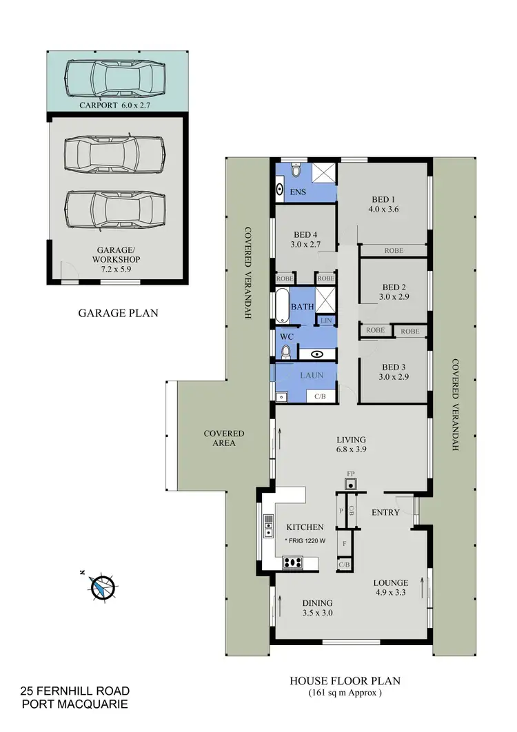 Floorplan of Homely house listing, 25 Fernhill Road, Port Macquarie NSW 2444