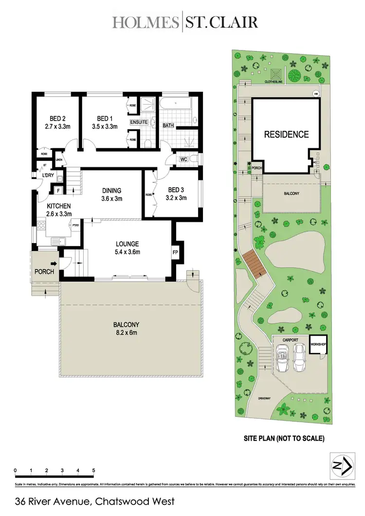 Floorplan of Homely house listing, 36 River Avenue, Chatswood NSW 2067