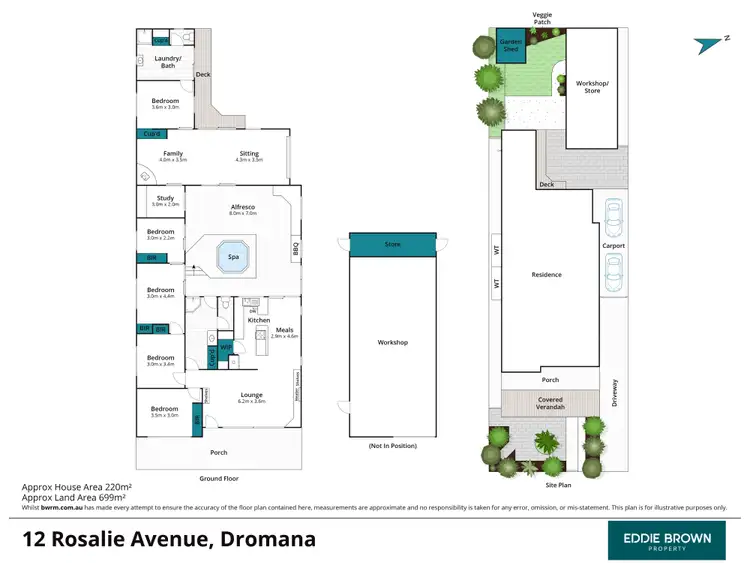 Floorplan of Homely house listing, 12 Rosalie Avenue, Dromana VIC 3936