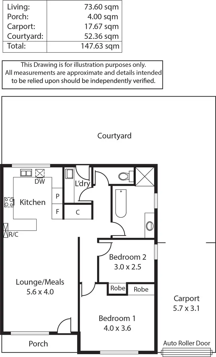 Floorplan of Homely unit listing, 3/22 Thomas Avenue, St Morris SA 5068