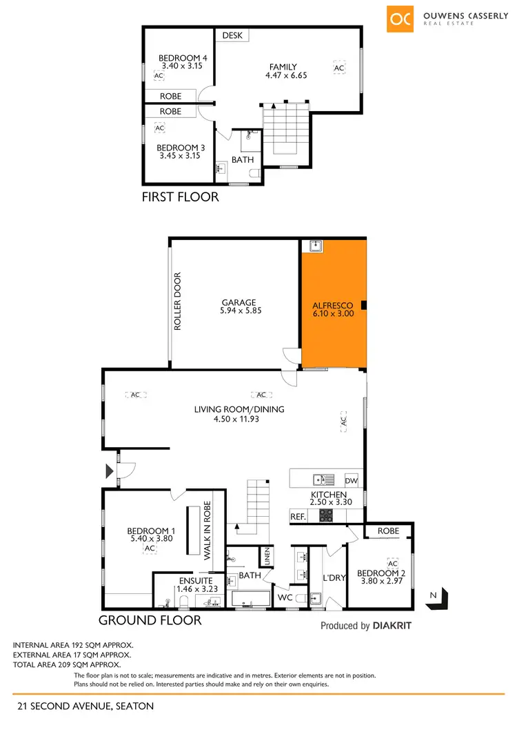 Floorplan of Homely house listing, 21 Second Avenue, Seaton SA 5023