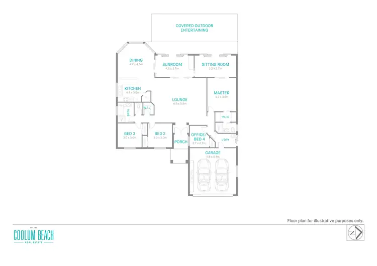 Floorplan of Homely house listing, 3 Magenta Drive, Coolum Beach QLD 4573
