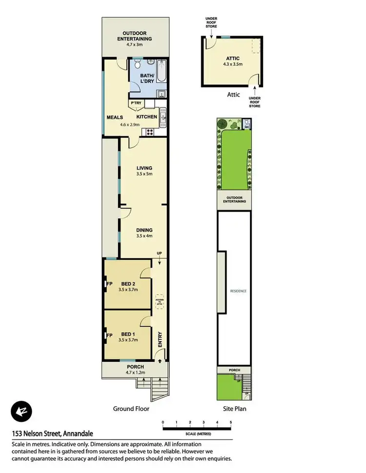 Floorplan of Homely house listing, 153 Nelson Street, Annandale NSW 2038