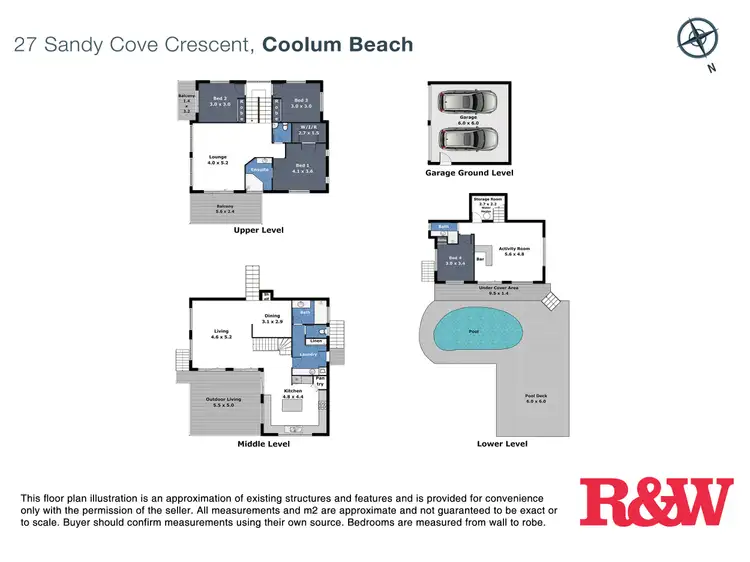 Floorplan of Homely house listing, 27 Sandy Cove Crescent, Coolum Beach QLD 4573
