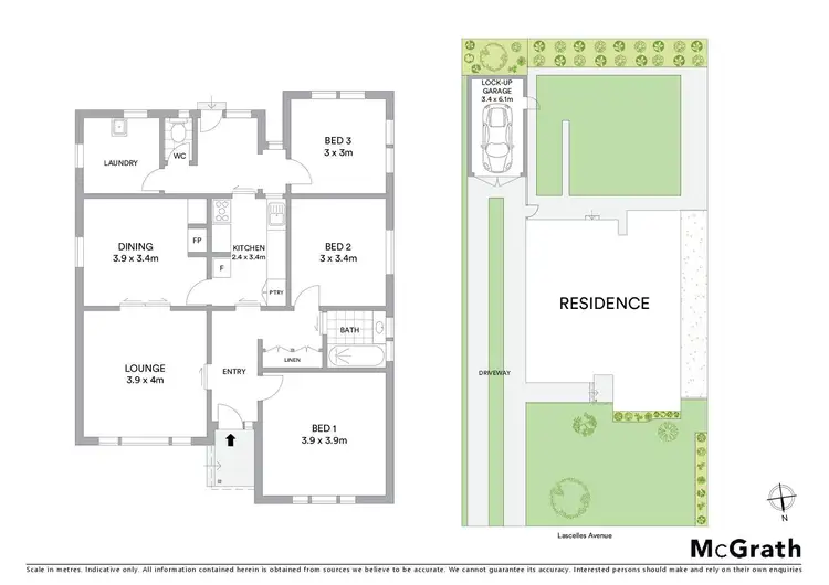 Floorplan of Homely house listing, 7 Lascelles Avenue, Manifold Heights VIC 3218