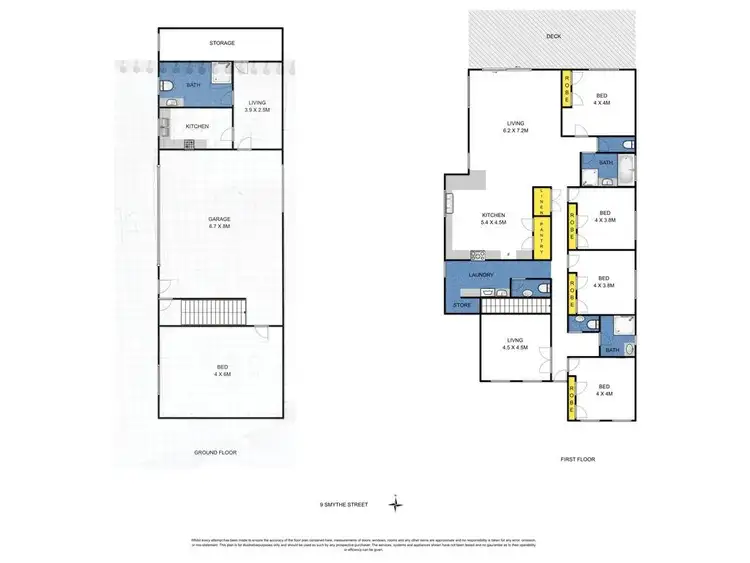 Floorplan of Homely house listing, 9 Smythe Street, Portarlington VIC 3223