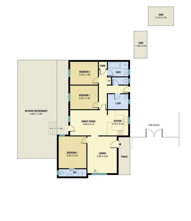 Floorplan of Homely house listing, 9 Godfrey Court, Morphett Vale SA 5162